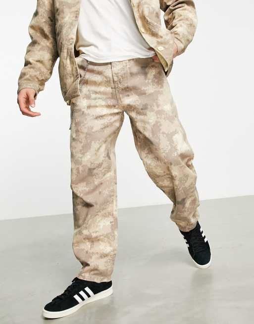 Roadies - Pantalon d'ensemble large à motif camouflage