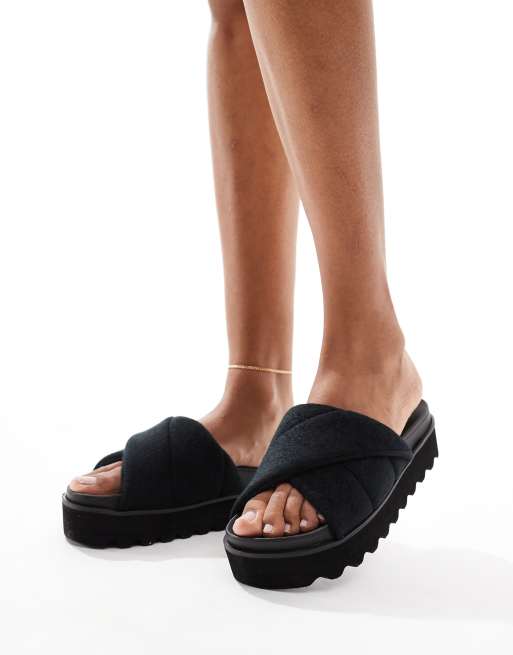 Rocketdog Breeze atlanta terry sandal in black