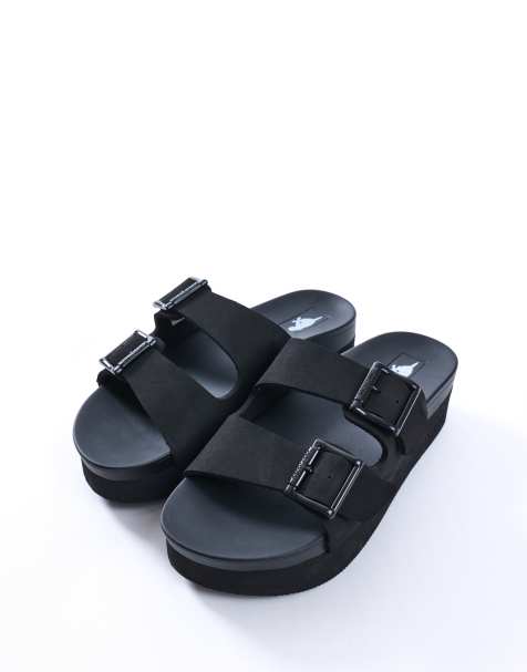 Rocketdog Esti plus pu sandal in black - view 1