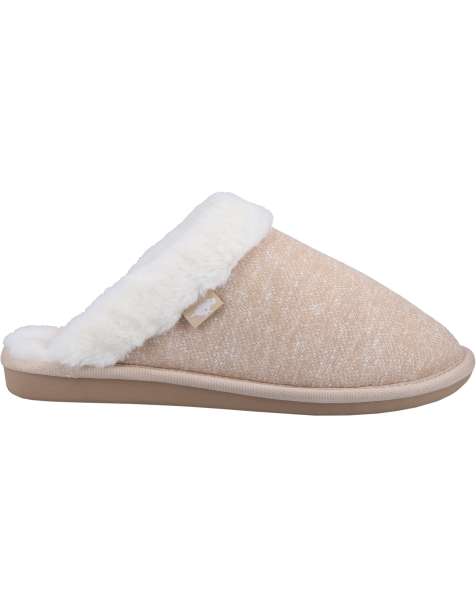 Rocketdog Rosie skirball jersey mule slippers in taupe - view 1