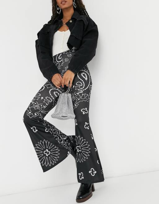 Rokoko Ausgestellte Hose Mit Bandana Print Kombiteil Asos