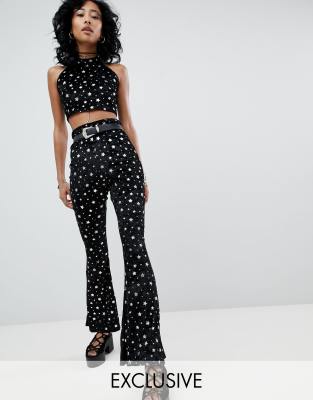 flared pants stars