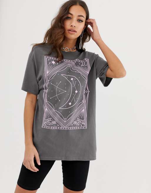 Rokoko oversized t shirt with astrology print