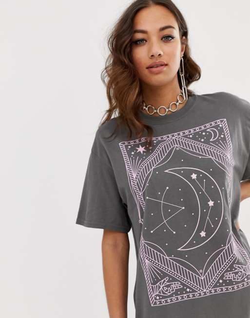 Rokoko oversized t shirt with astrology print