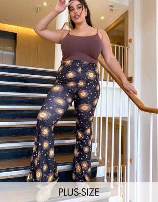 fit and flare pants plus size