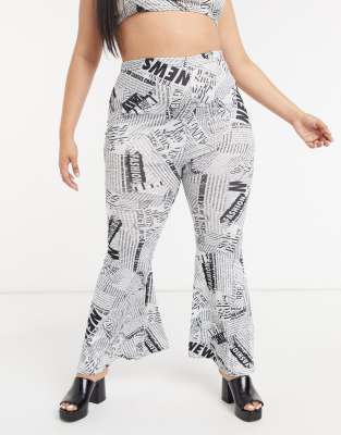 flared print