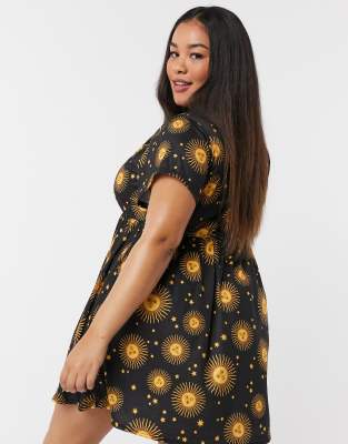 t shirt smock dress