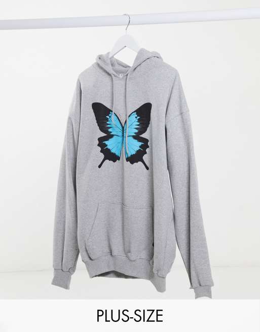 Plus size butterfly discount hoodie