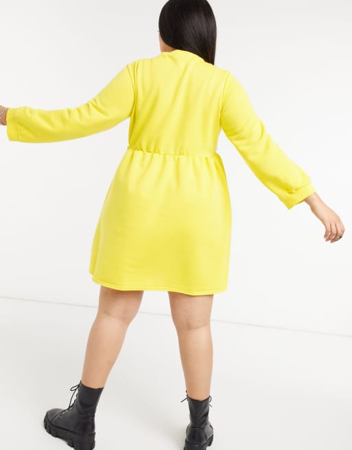 Rokoko oversized smock sweat dress sales