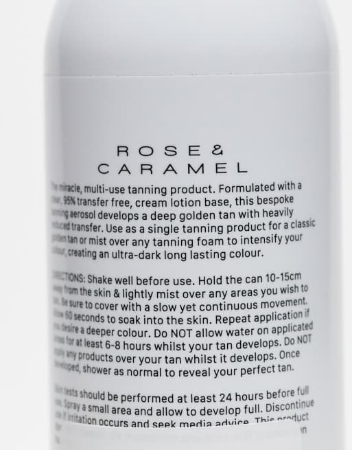 Rose & Caramel Nudity Clear & Golden Tanning Aerosol 150ml, 4 of 4