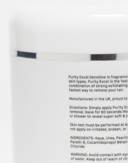 Rose & Caramel – Purity Excel Sensative 60 second – Peeling zum Entfernen von Selbstbräuner, 440ml, 4 von 4