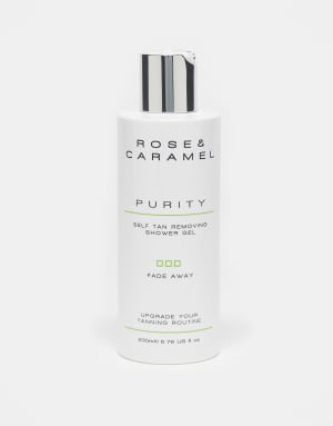 Rose & Caramel Purity Fade Away Tan Removing Shower Gel 200ml