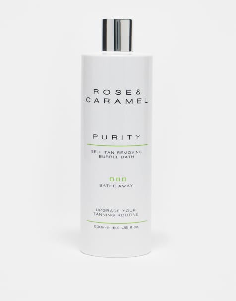 Rose & Caramel – Purity Tan Removing – Bubbelbad som tar bort brun utan sol-kräm 500ml - view 1