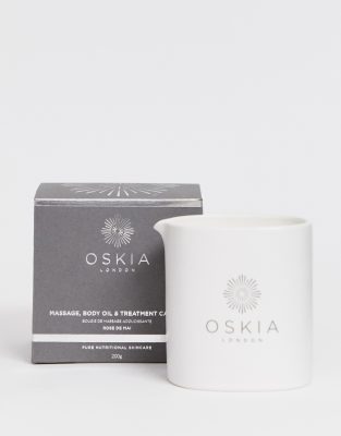 Rose de Mai massage stearinlys, der beroliger huden fra OSKIA