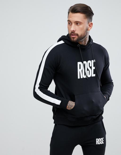 Rose London - Survêtement avec bandes sur les côtés - Noir, 2 de 3