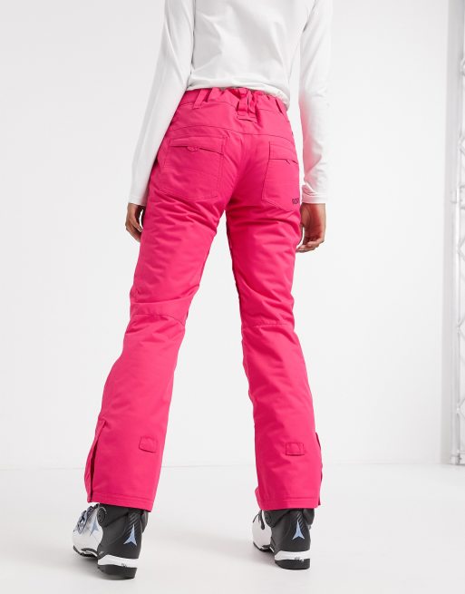 Snow Pants Ladies Women's Size Medium Roxy Hot Pink Outstanding