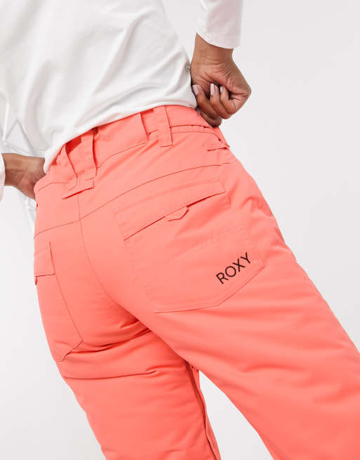 Roxy Backyard Women's Snow Pants NEW Fusion Coral Small