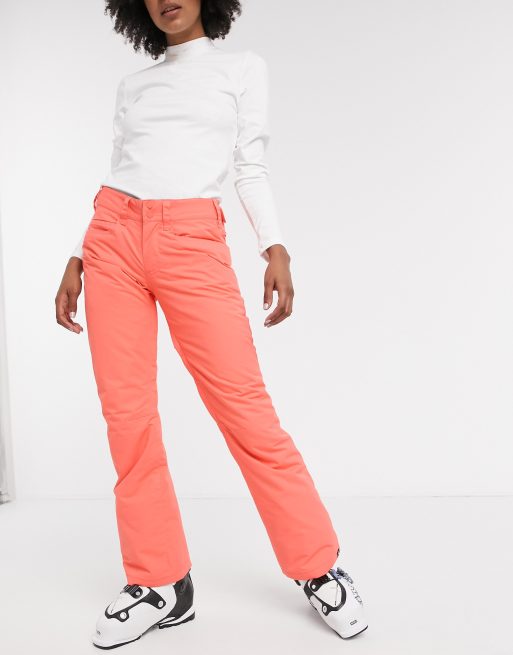 Roxy Backyard snow pants in living coral