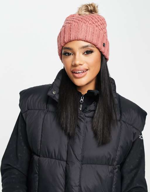 Roxy Blizzard beanie in pink | ASOS