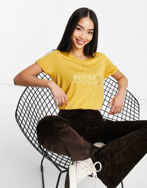 Roxy - Call It Dreaming - T-shirt - Jaune