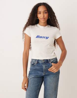 Roxy - Chloe Kim - T-shirt court - Blanc murmure