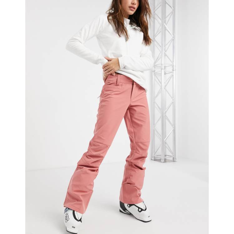 dusty rose snow pants