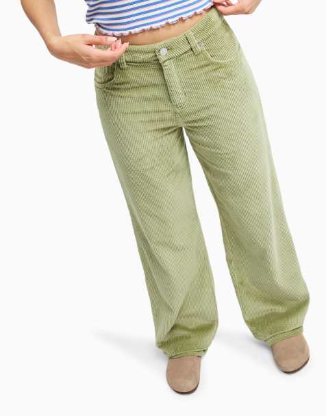 Roxy Dawn patrol corduroy in oil green