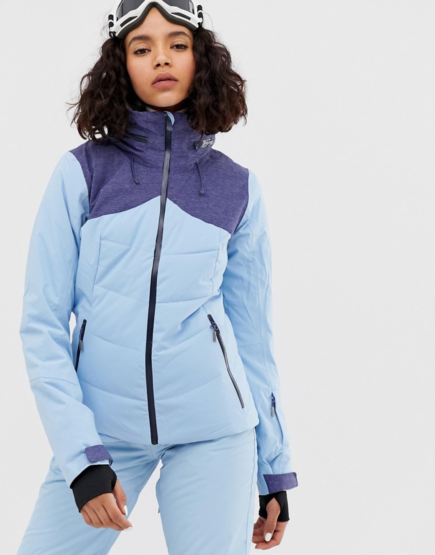 Roxy Flicker ski jacket in blue