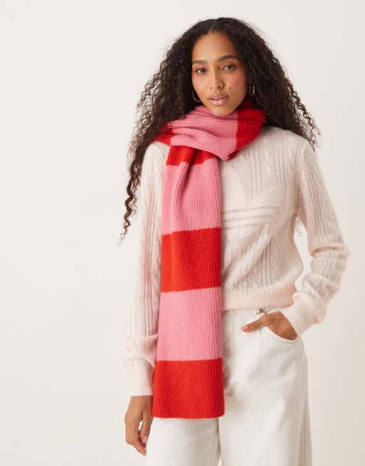 Roxy - Forever winter - Écharpe à rayures - Tomate