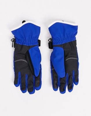 gloves | ASOS blue ski in Roxy Freshfield
