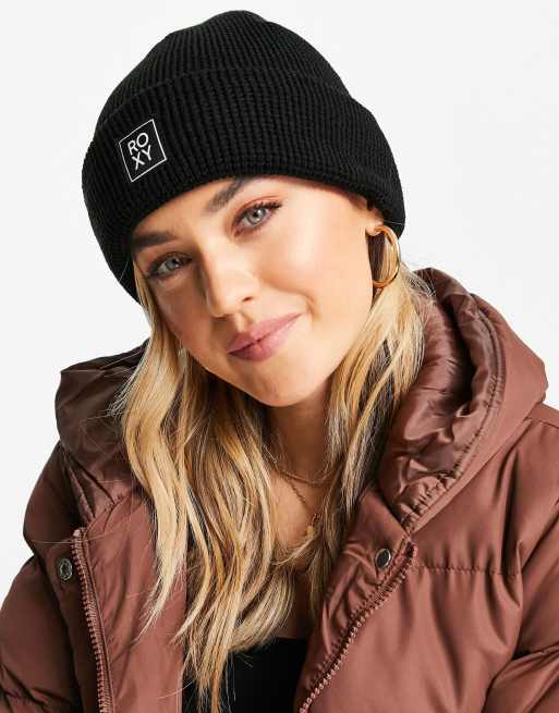 Roxy Harper beanie in black ASOS