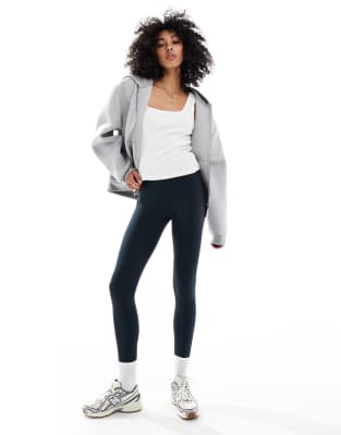 Roxy Heart into it ankle  leggings in anthracite - view 1