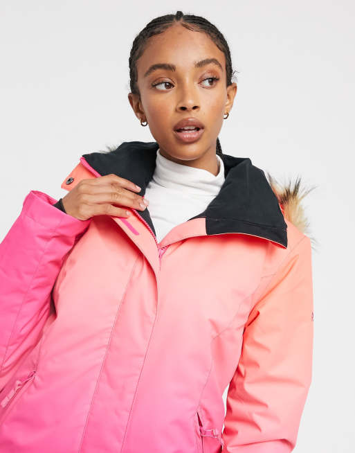 Roxy - Jet Ski - Sneeuwjack in roze, 3 van 4