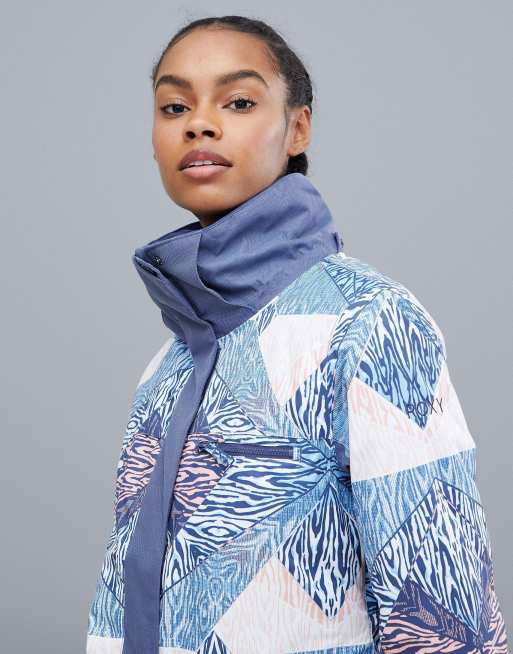 Roxy jetty block snowboard hot sale jacket