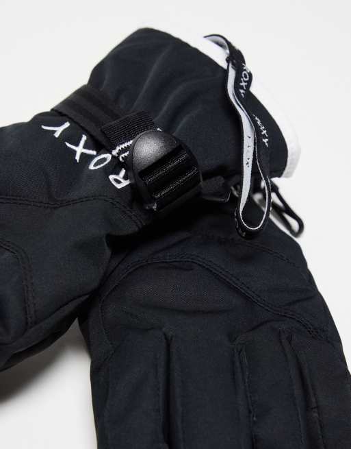 Roxy Jetty Gants de ski Noir