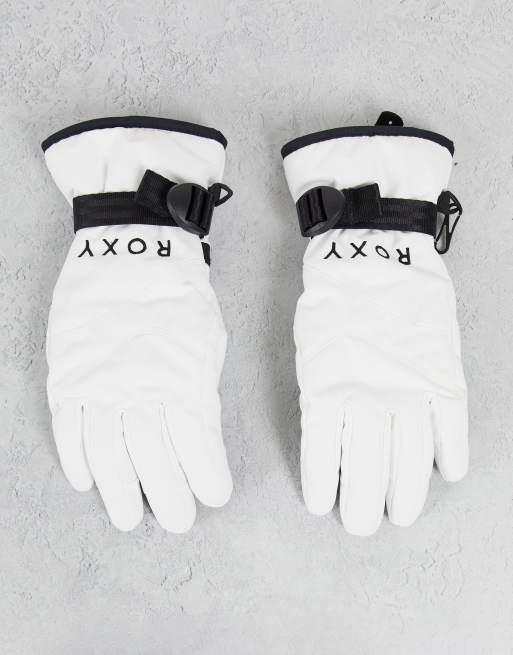Roxy – Jetty solida handskar i vitt 