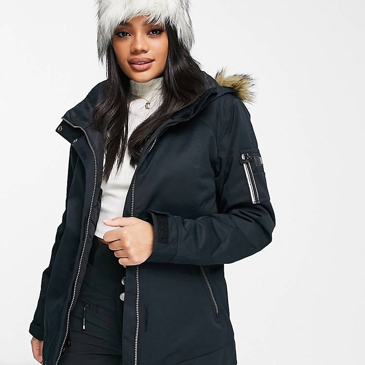 Roxy Meade ski jacket in back | ASOS