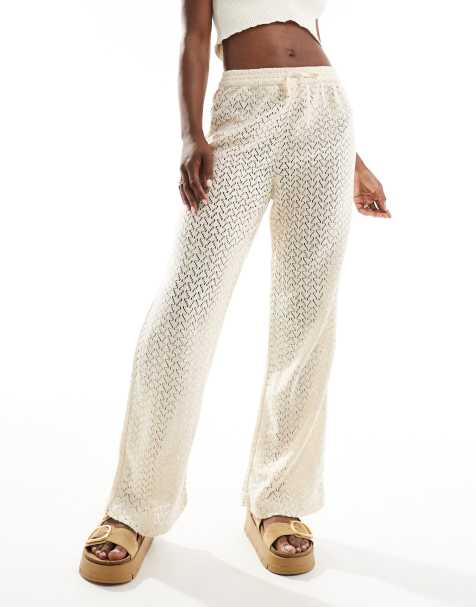 Roxy - Mood Moving - Pantaloni da mare color avena - view 1