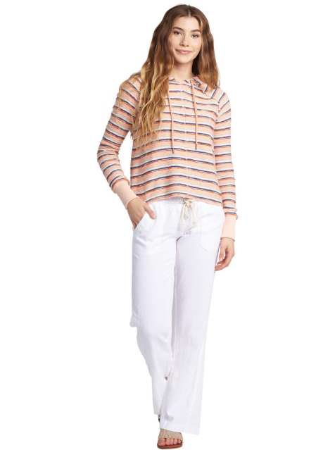 Roxy Oceanside flared trousers in sea salt - view 1