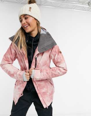 Roxy pink best sale snow jacket