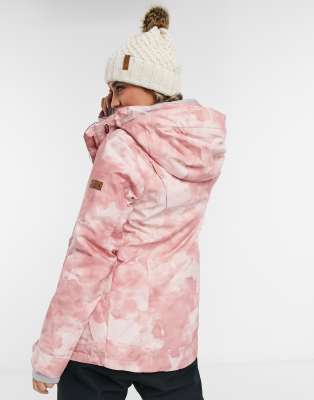 roxy ski jacket pink