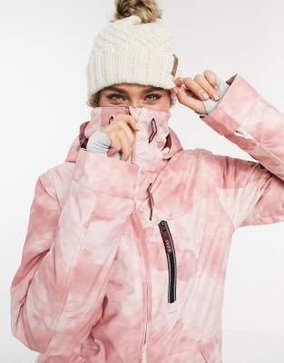 roxy pink ski jacket