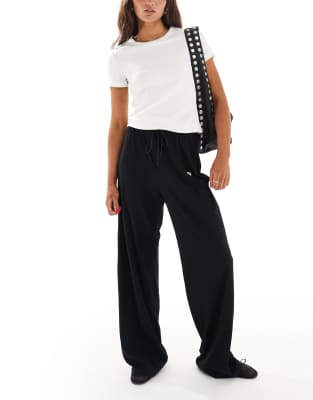 Roxy - Rise & Vibe - Sporthose in Anthrazit-Schwarz
