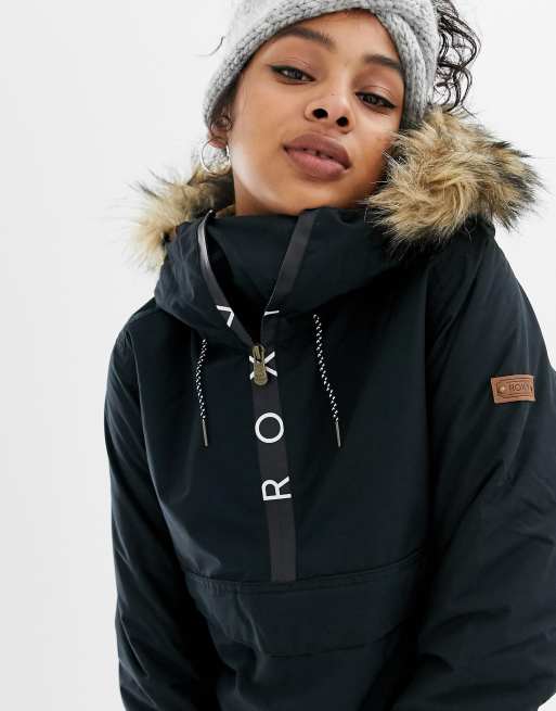 Roxy hot sale black jacket