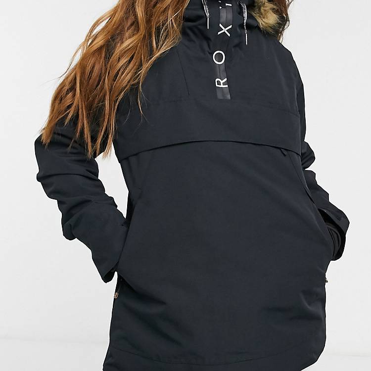 in jacket black ski ASOS | Roxy Shelter