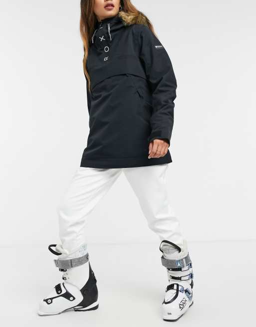 Roxy Shelter ski jacket ASOS in black 