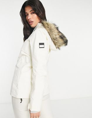 Roxy Shelter ski jacket in white