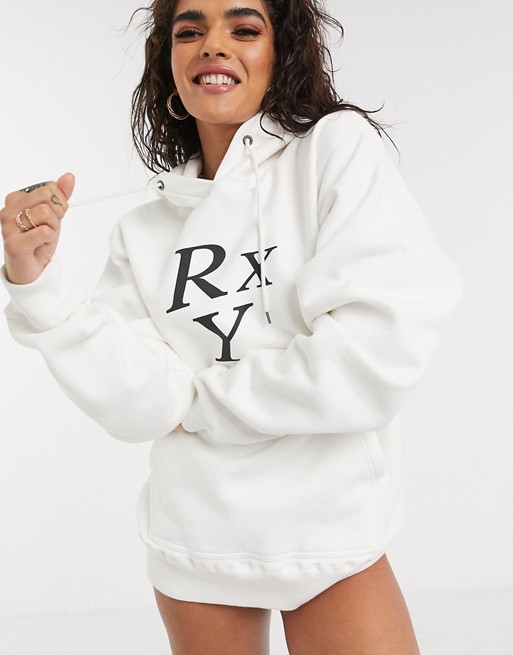 Roxy Sisters Dreamers Wake hoodie in white