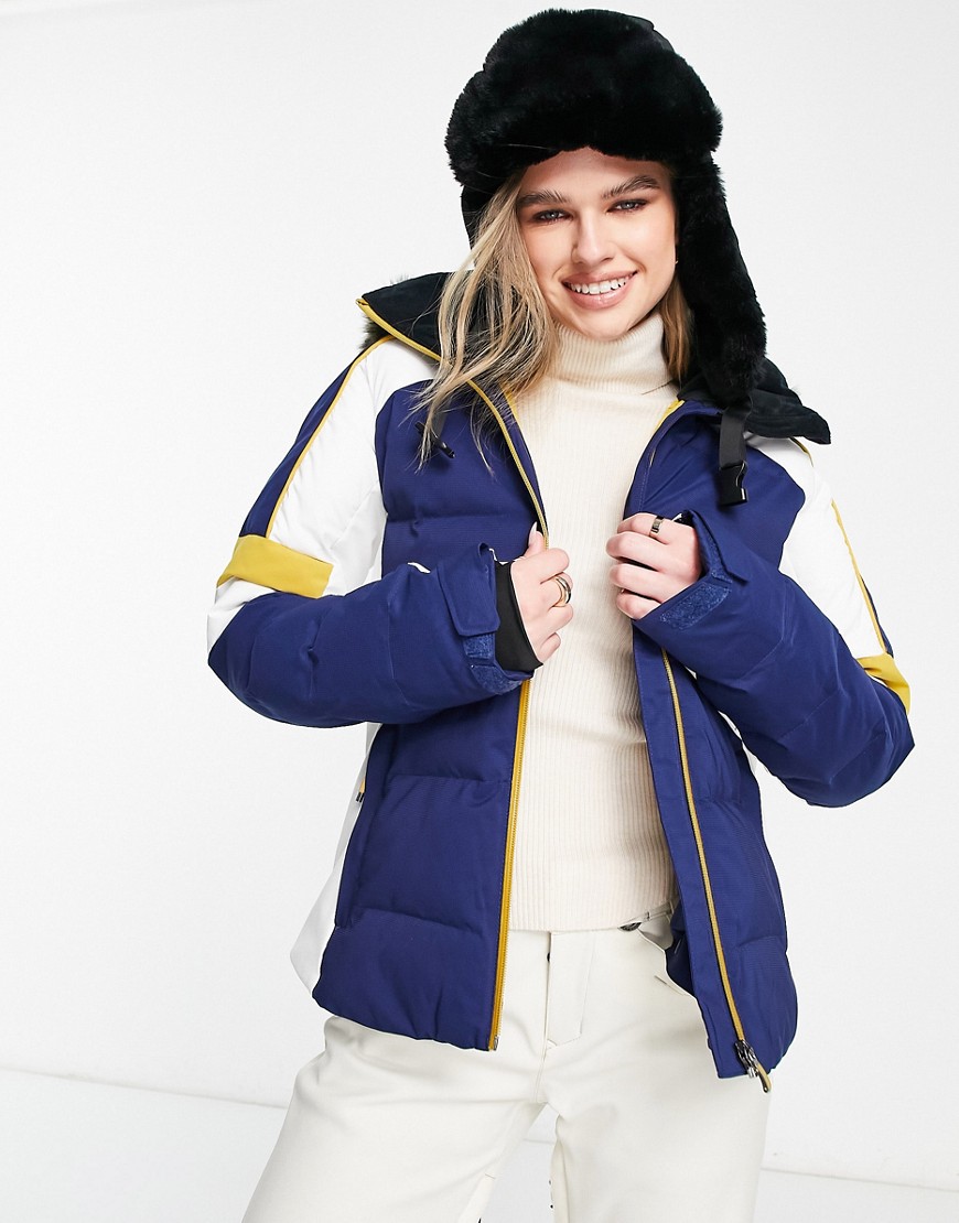 Roxy Snow Blizzard Ski Jacket In Navy