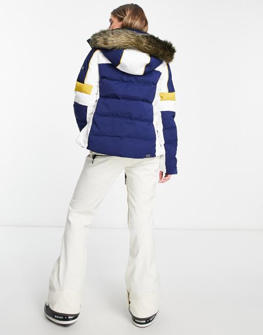 Roxy Snow Blizzard ski jacket in navy